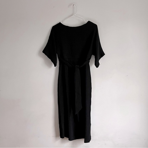 Closet London Ribbed Pencil Midi Dress in black size UK 10 - US 6 - Picture 1 of 7